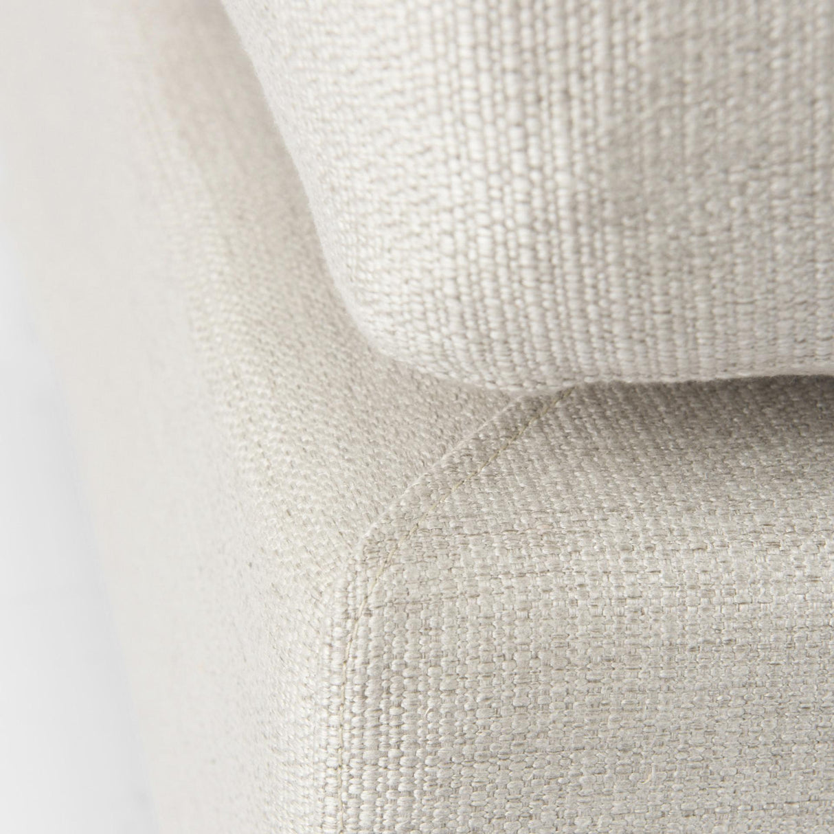 Mercana Valence 38.6L x 26.0W x 17.7H Beige 2/3 Ottoman Sectional Piece