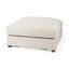 Mercana Valence 38.6L x 38.6W x 17.7H Beige Full Size Ottoman Sectional Piece