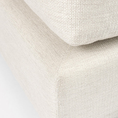 Mercana Valence 38.6L x 38.6W x 17.7H Beige Full Size Ottoman Sectional Piece