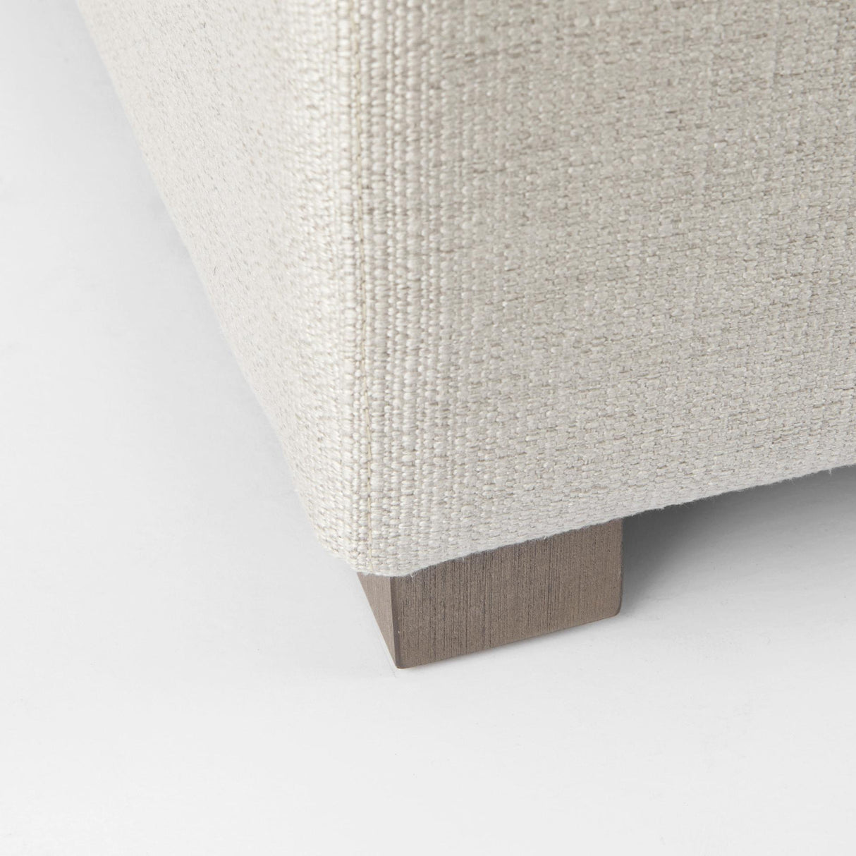 Mercana Valence 38.6L x 38.6W x 17.7H Beige Full Size Ottoman Sectional Piece