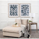 Mercana Valence 38.6L x 38.6W x 17.7H Beige Full Size Ottoman Sectional Piece