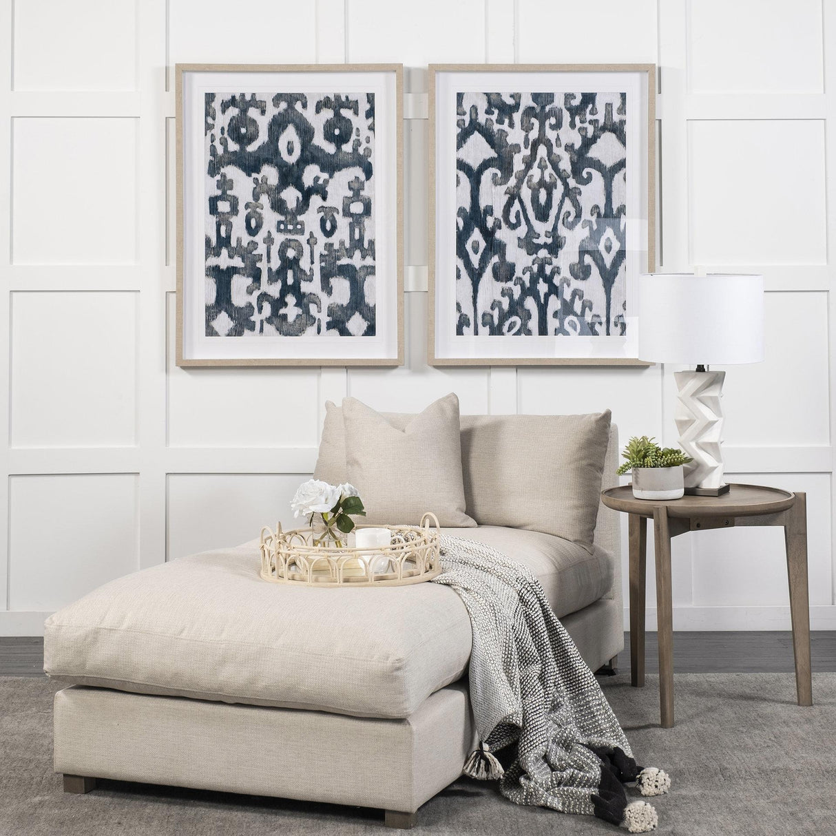 Mercana Valence Beige Throw Pillow Sectional Piece