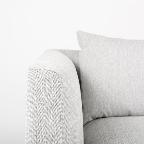 Mercana Valence 37.8L x 38.6W x 28.3H Light Gray Corner Sectional Piece