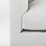 Mercana Valence 37.8L x 38.6W x 28.3H Light Gray Corner Sectional Piece