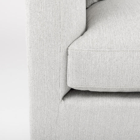 Mercana Valence 37.8L x 38.6W x 28.3H Light Gray Corner Sectional Piece