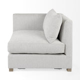 Mercana Valence 37.8L x 38.6W x 28.3H Light Gray Corner Sectional Piece