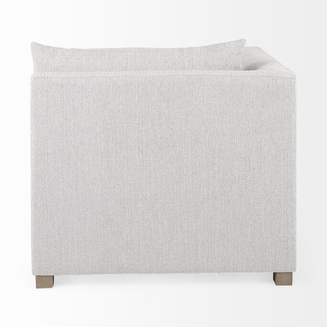 Mercana Valence 37.8L x 38.6W x 28.3H Light Gray Corner Sectional Piece