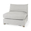 Mercana Valence 38.2L x 38.6W x 28.3H Light Gray Armless Sectional Piece