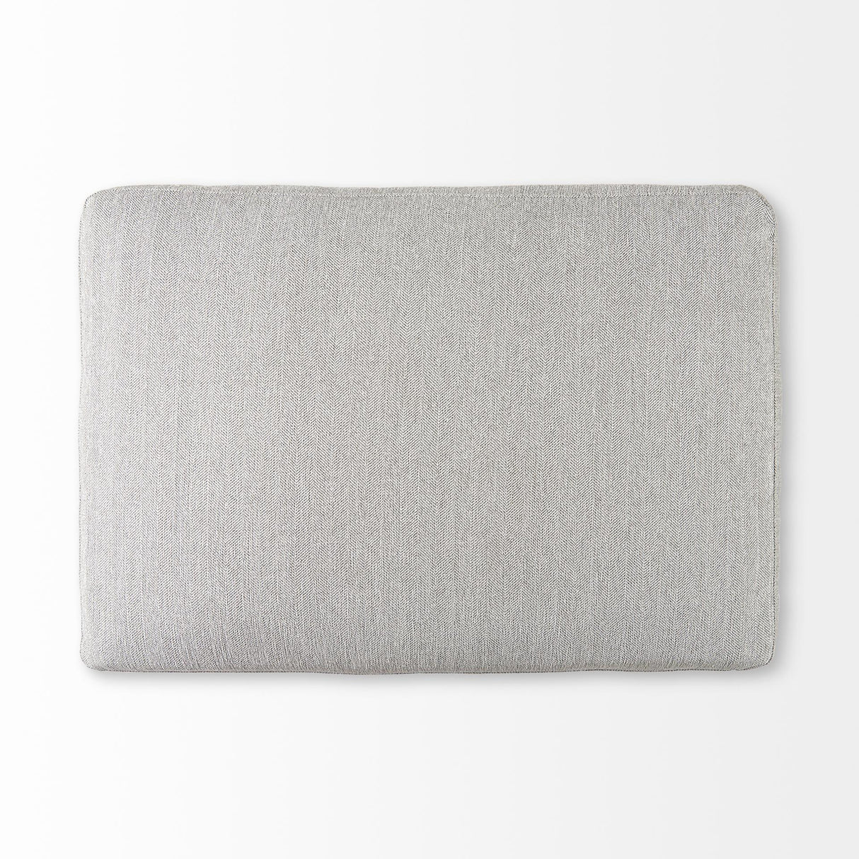 Mercana Valence 38.6L x 26.0W x 17.7H Light Gray 2/3 Ottoman Sectional Piece