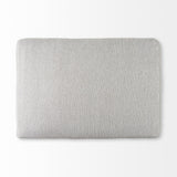 Mercana Valence 38.6L x 26.0W x 17.7H Light Gray 2/3 Ottoman Sectional Piece