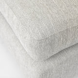 Mercana Valence 38.6L x 26.0W x 17.7H Light Gray 2/3 Ottoman Sectional Piece