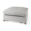 Mercana Valence 38.6L x 38.6W x 17.7H Light Gray Full Size Ottoman Sectional Piece