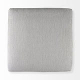 Mercana Valence 38.6L x 38.6W x 17.7H Light Gray Full Size Ottoman Sectional Piece