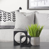 Mercana Valence Light Gray Throw Pillow Sectional Piece