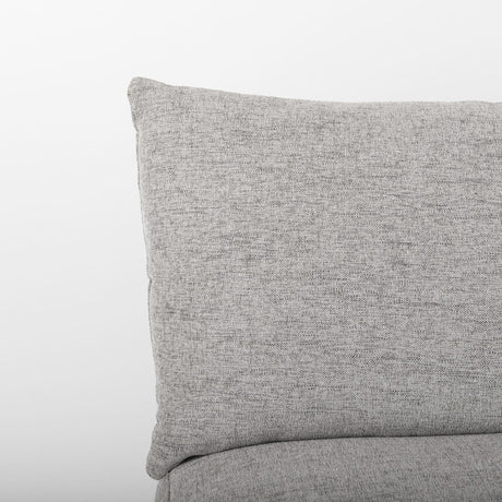 Mercana Valence 38.2L x 38.6W x 28.3H Medium Gray Armless Sectional Piece