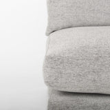 Mercana Valence 38.2L x 38.6W x 28.3H Medium Gray Armless Sectional Piece