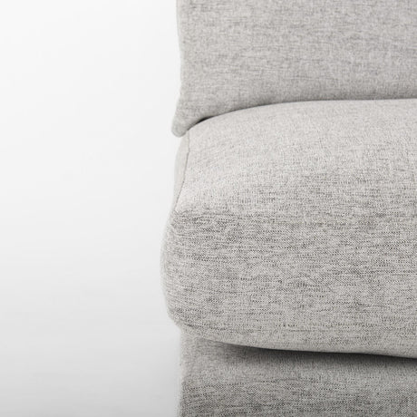 Mercana Valence 38.2L x 38.6W x 28.3H Medium Gray Armless Sectional Piece