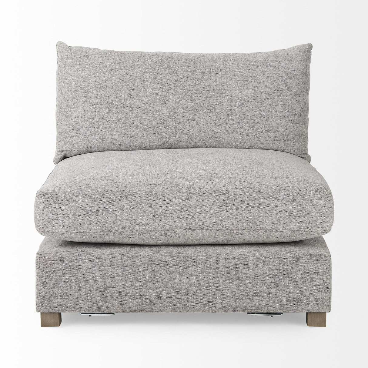 Mercana Valence 38.2L x 38.6W x 28.3H Medium Gray Armless Sectional Piece