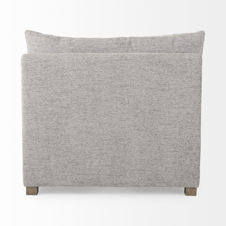 Mercana Valence 38.2L x 38.6W x 28.3H Medium Gray Armless Sectional Piece