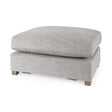 Mercana Valence 38.6L x 26.0W x 17.7H Medium Gray 2/3 Ottoman Sectional Piece