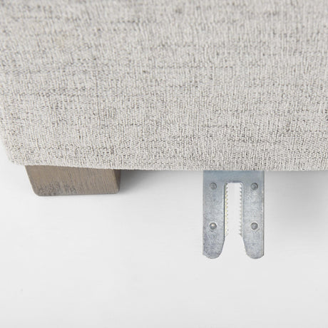 Mercana Valence 38.6L x 26.0W x 17.7H Medium Gray 2/3 Ottoman Sectional Piece