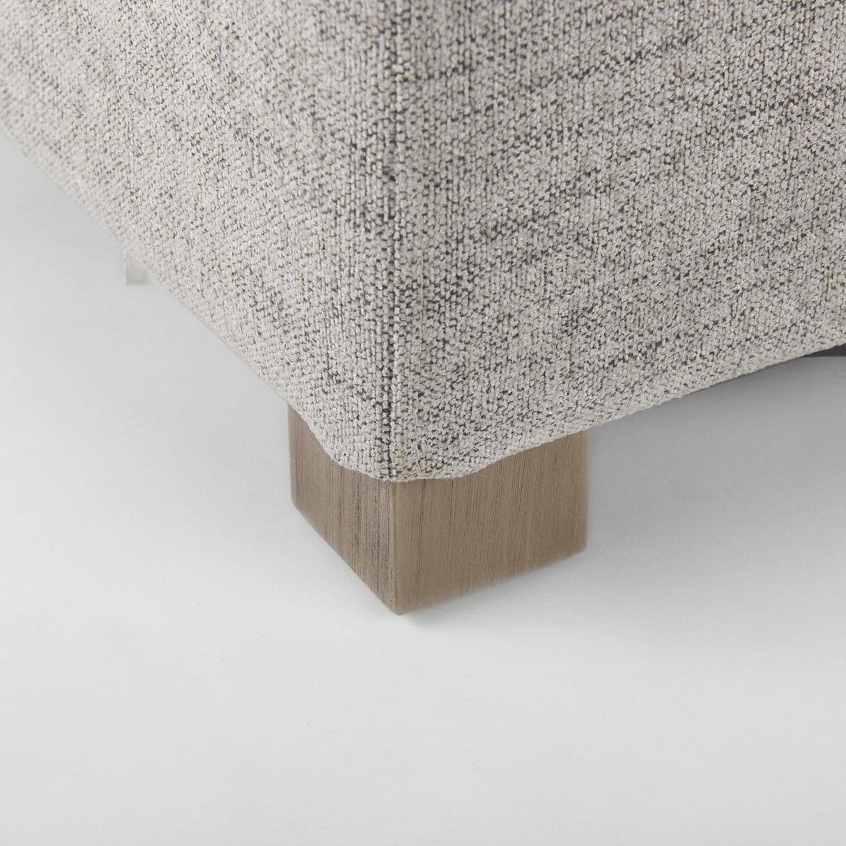 Mercana Valence 38.6L x 26.0W x 17.7H Medium Gray 2/3 Ottoman Sectional Piece