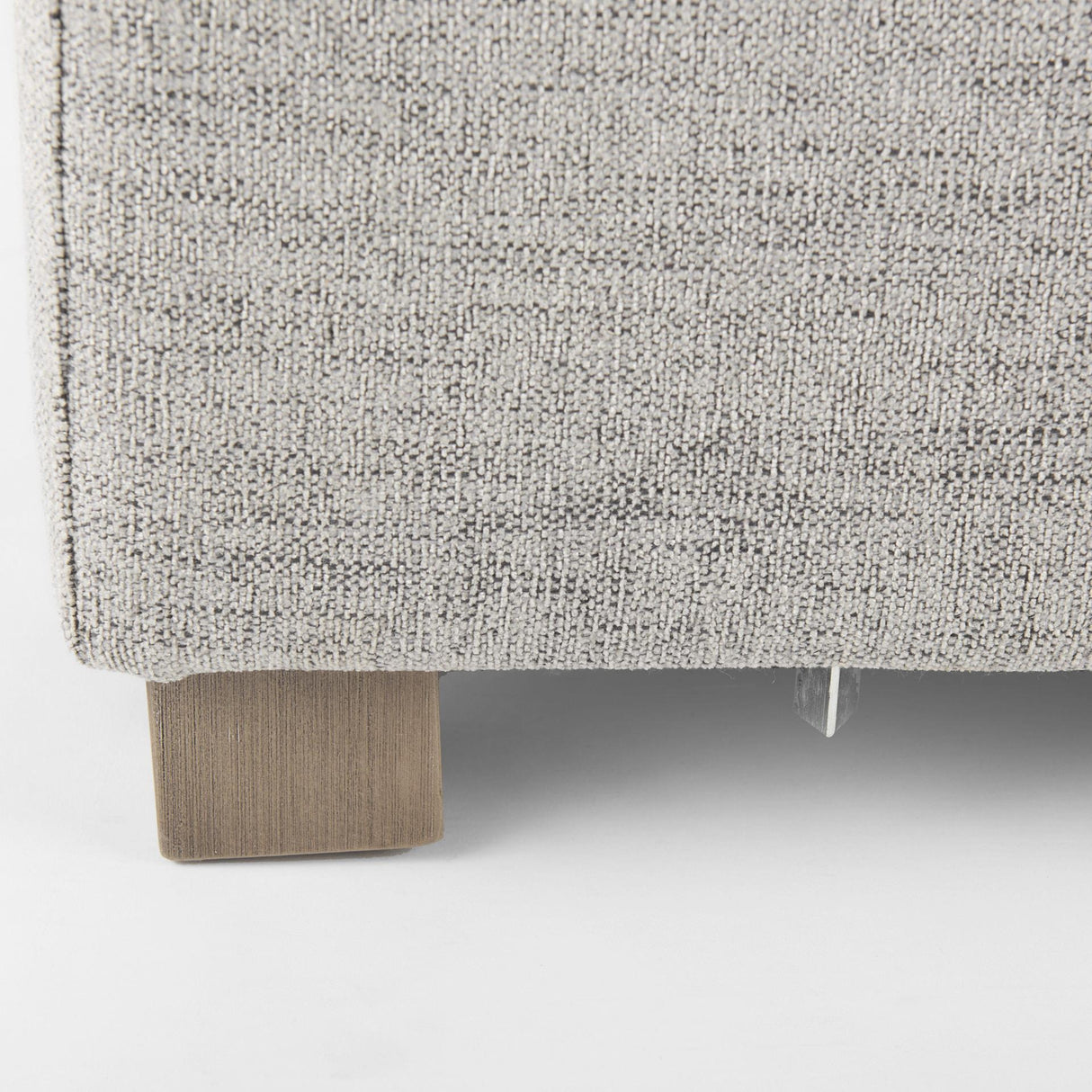 Mercana Valence 38.6L x 38.6W x 17.7H Medium Gray Full Size Ottoman Sectional Piece