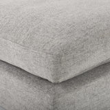 Mercana Valence 38.6L x 38.6W x 17.7H Medium Gray Full Size Ottoman Sectional Piece