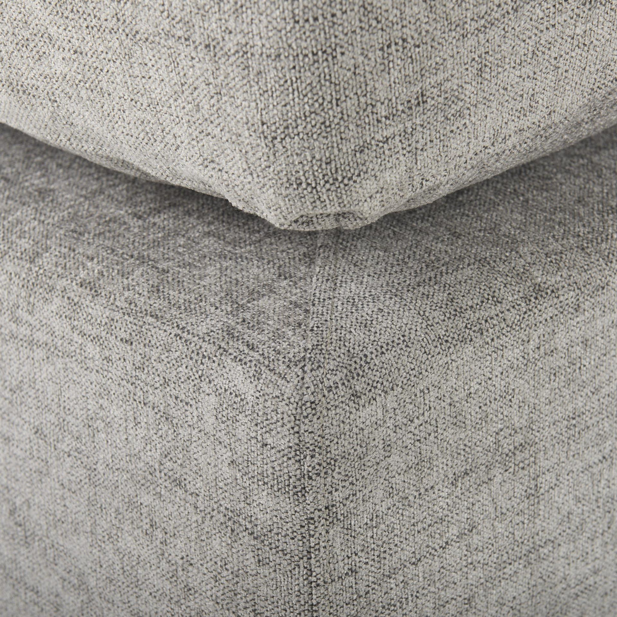 Mercana Valence 38.6L x 38.6W x 17.7H Medium Gray Full Size Ottoman Sectional Piece