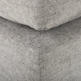 Mercana Valence 38.6L x 38.6W x 17.7H Medium Gray Full Size Ottoman Sectional Piece