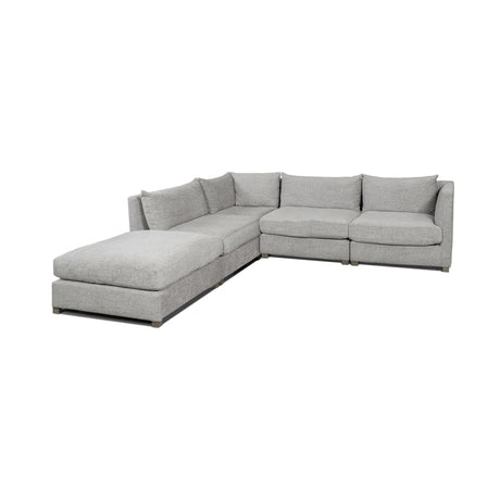 Mercana Valence Medium Gray Throw Pillow Sectional Piece