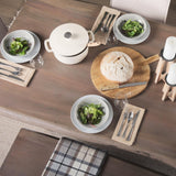 Mercana Konstantin 94.0 x 40.0 x 30.0 Medium Brown Wood W/ Live Edge Rectangular Dining Table