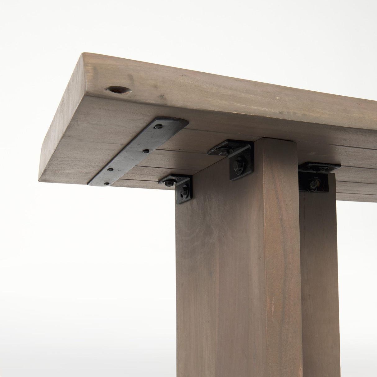 Mercana Konstantin 70.0 x 18.0 x 18.0 Medium Brown Wood W/ Live Edge Bench