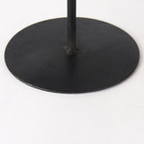 Mercana Lorenz (Set of 3) Light Brown Wood W/ Black Metal Base Round Decorative Display Stands