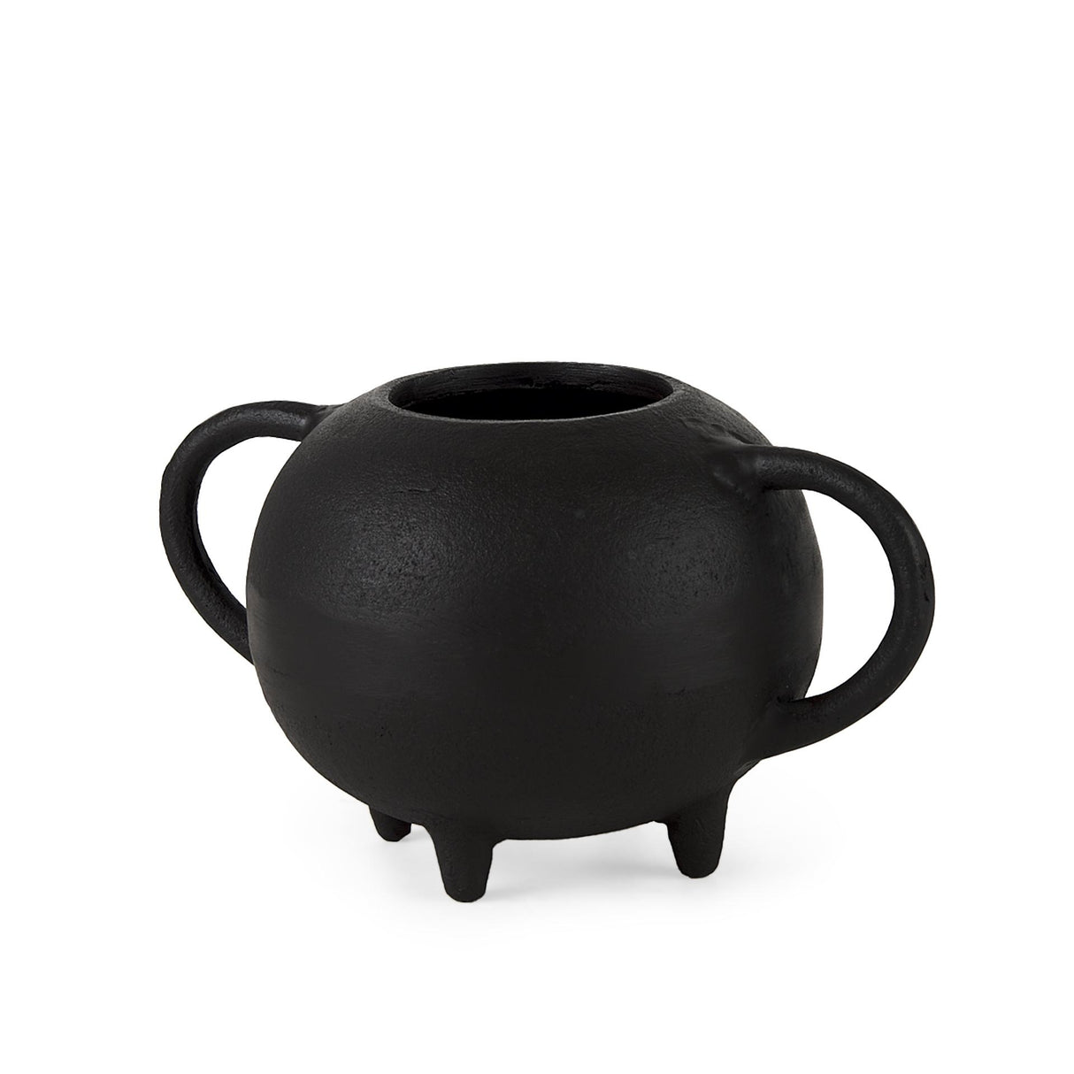 Mercana Cyrus Black Spherical Vase Decorative Object