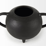 Mercana Cyrus Black Spherical Vase Decorative Object