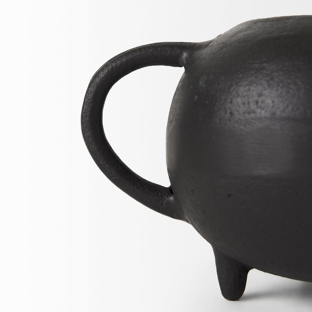 Mercana Cyrus Black Spherical Vase Decorative Object