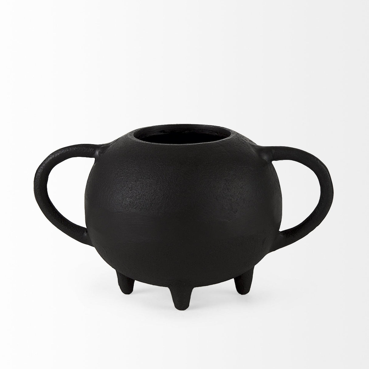 Mercana Cyrus Black Spherical Vase Decorative Object