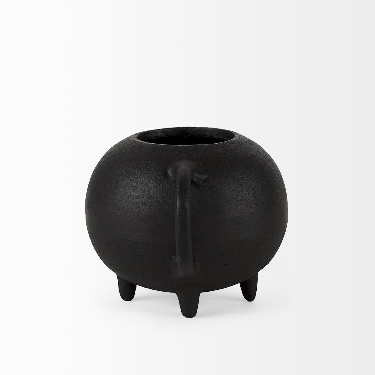 Mercana Cyrus Black Spherical Vase Decorative Object