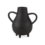 Mercana Cyrus Black Two handled Vase Decorative Object