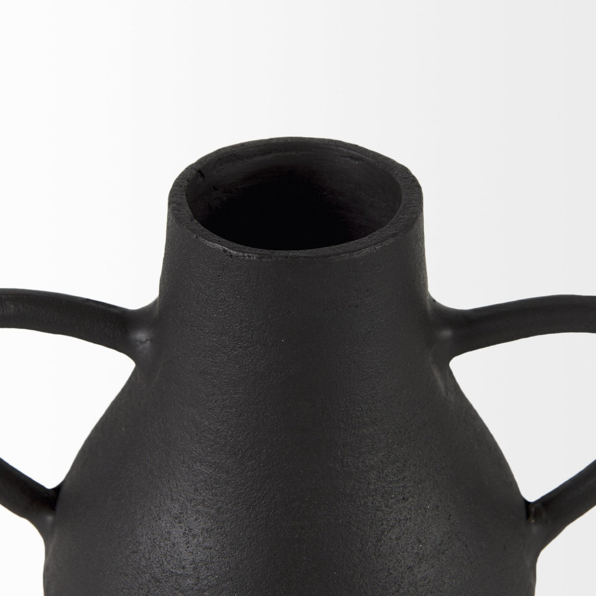 Mercana Cyrus Black Two handled Vase Decorative Object