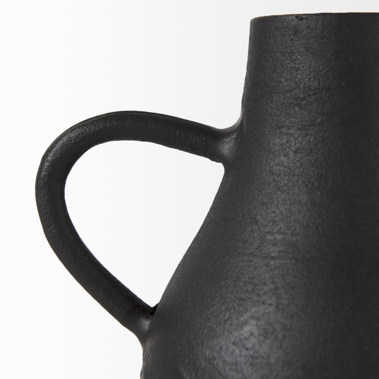 Mercana Cyrus Black Two handled Vase Decorative Object