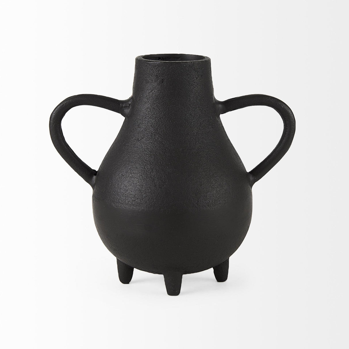 Mercana Cyrus Black Two handled Vase Decorative Object