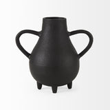 Mercana Cyrus Black Two handled Vase Decorative Object
