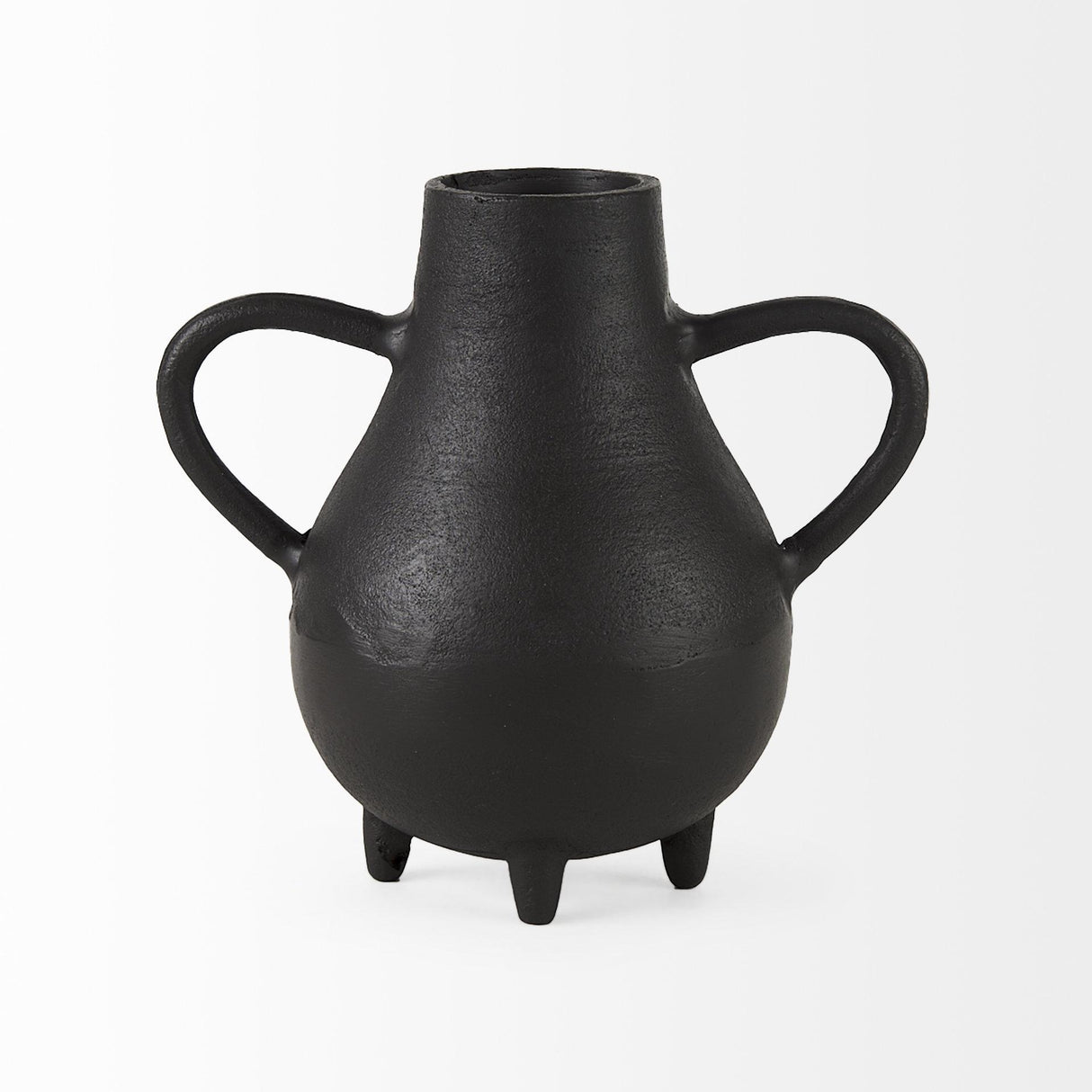 Mercana Cyrus Black Two handled Vase Decorative Object