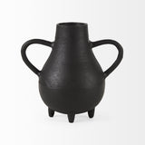 Mercana Cyrus Black Two handled Vase Decorative Object