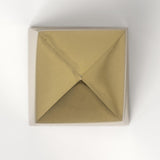 Mercana Giza (Set of 2) 4L x 4W Gold Elongated Pyramids