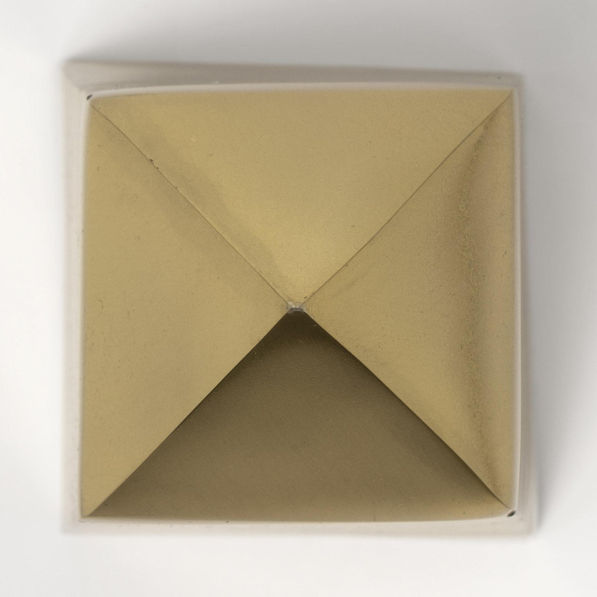 Mercana Giza (Set of 2) 4L x 4W Gold Elongated Pyramids