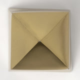 Mercana Giza (Set of 2) 4L x 4W Gold Elongated Pyramids