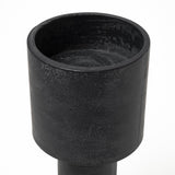 Mercana Bolton I 3.9L x 3.9W x 10.6H Black Metal Table Candle Holders